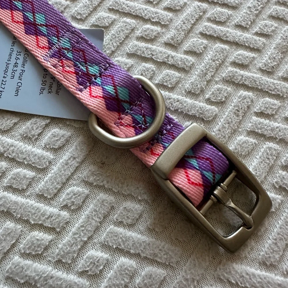 Argyle Dog collar